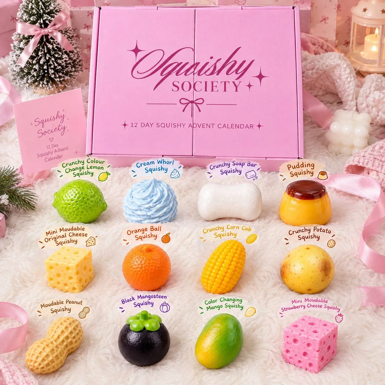 Squishy Society Advent Calendar 2026 - 12 Day Squishy