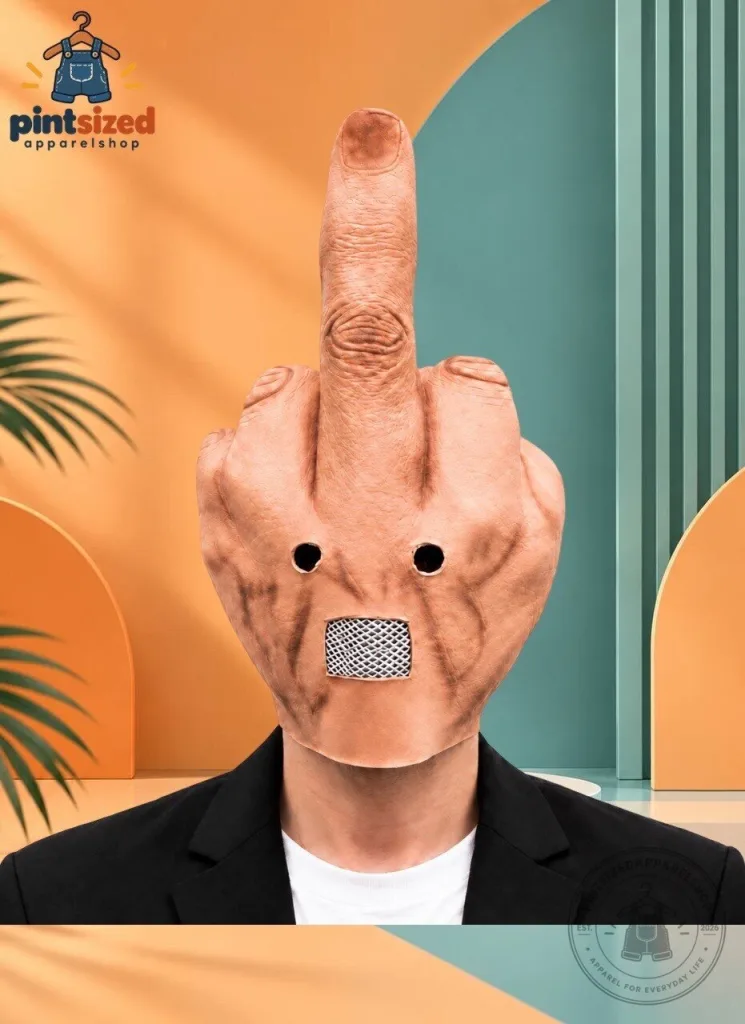 "Get the 2026 Limited Edition Funny Frank Mask for Halloween" 9 Middle Finger Funny Frank Mask Halloween Gift Limited Edition 2026