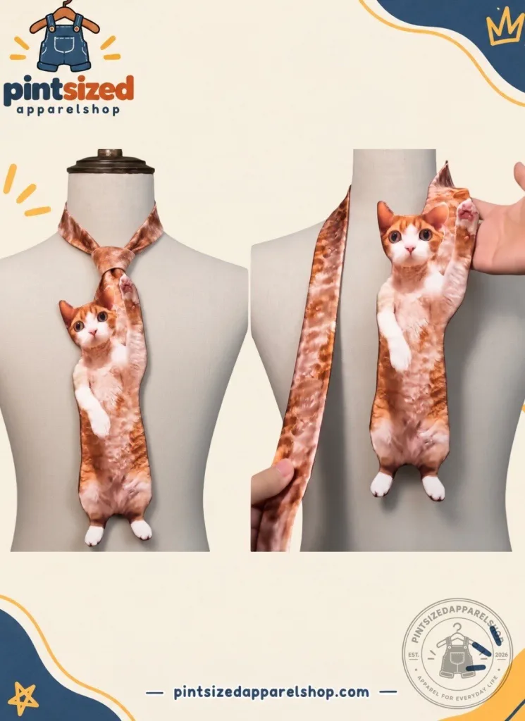 "Get Noticed with Kawiithn Funny 3D Cat Neck Tie 2026" 5 Kawiithn Funny 3D Cat Neck Tie Limited Edition 2026
