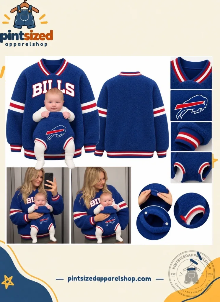 NFL Buffalo Bills Pouch Baby Carrier Sweater 2026