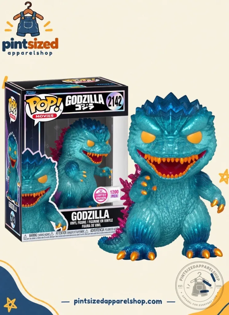"Limited Edition Glitter Godzilla Funko Pop! with Protector: Collector's Dream" 7 Funko Pop! Gozilla (Glitter) with Pop! Protector Limited Edition