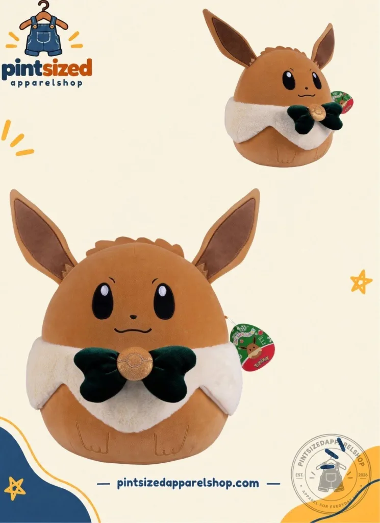 "Discover 2026's Limited Edition Holiday Eevee Pokémon Squishmallows Plush" 17 Holiday Eevee Pokémon Squishmallows Plush 2026 Limited Edition