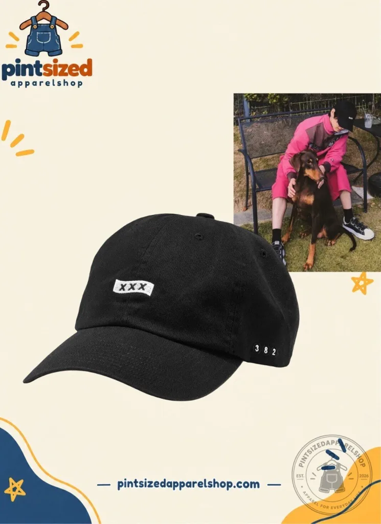 "Jungkook BTS Rocks 2026's Trendy Black XXX Box Logo Cap" 13 Jungkook BTS wear XXX Box Logo Polo Cap in Black Update 2026