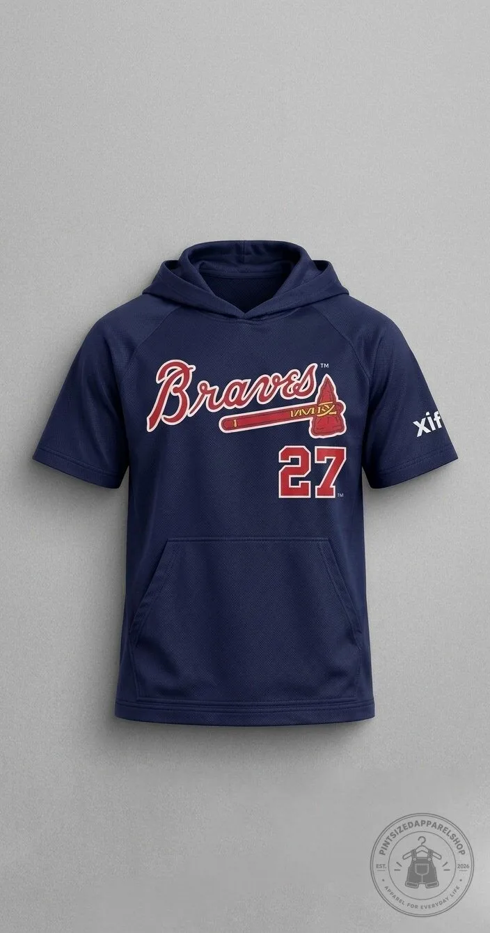 Braves Austin Riley Short Sleeve Hoodie 2026 Giveaway Edition 9 Braves Austin Riley Short Sleeve Hoodie 2026 Giveaway Edition