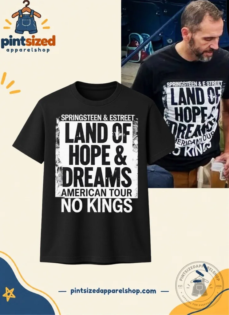 "Jack Smith 2026 Tour Shirt: No Kings Design Now Available" 7 Jack Smith Land Of Hope and Dreams American Tour No Kings Shirt 2026 for sale