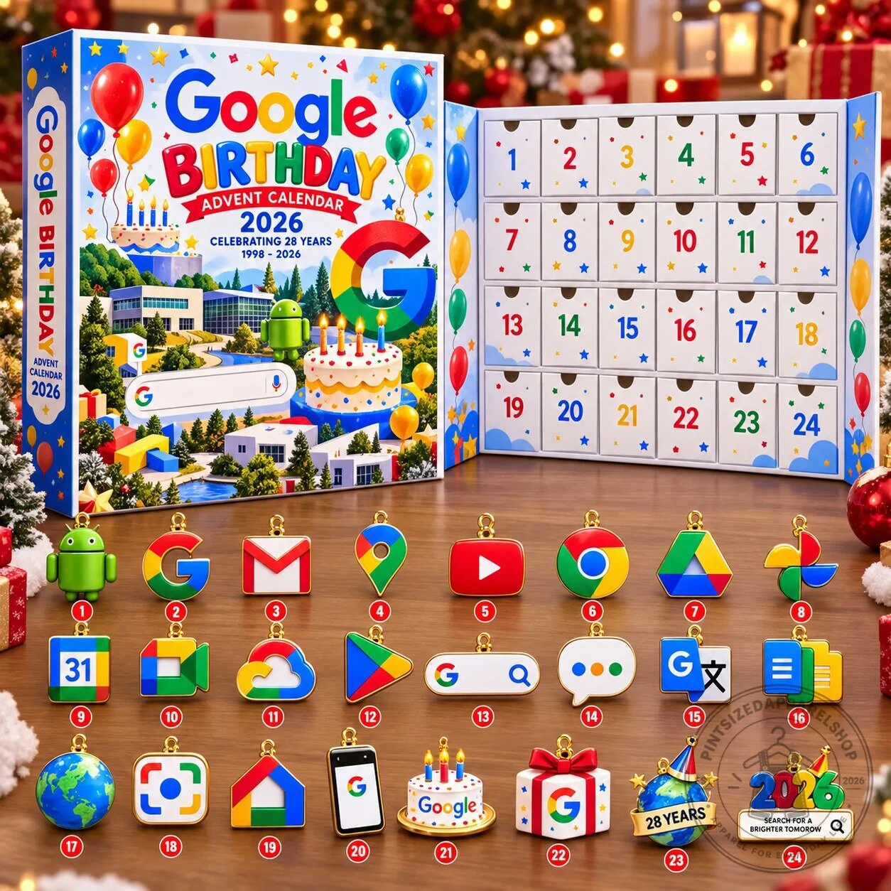 Google Birthday 28th Advent Calendar 2026 8 Google Birthday 28th Advent Calendar 2026