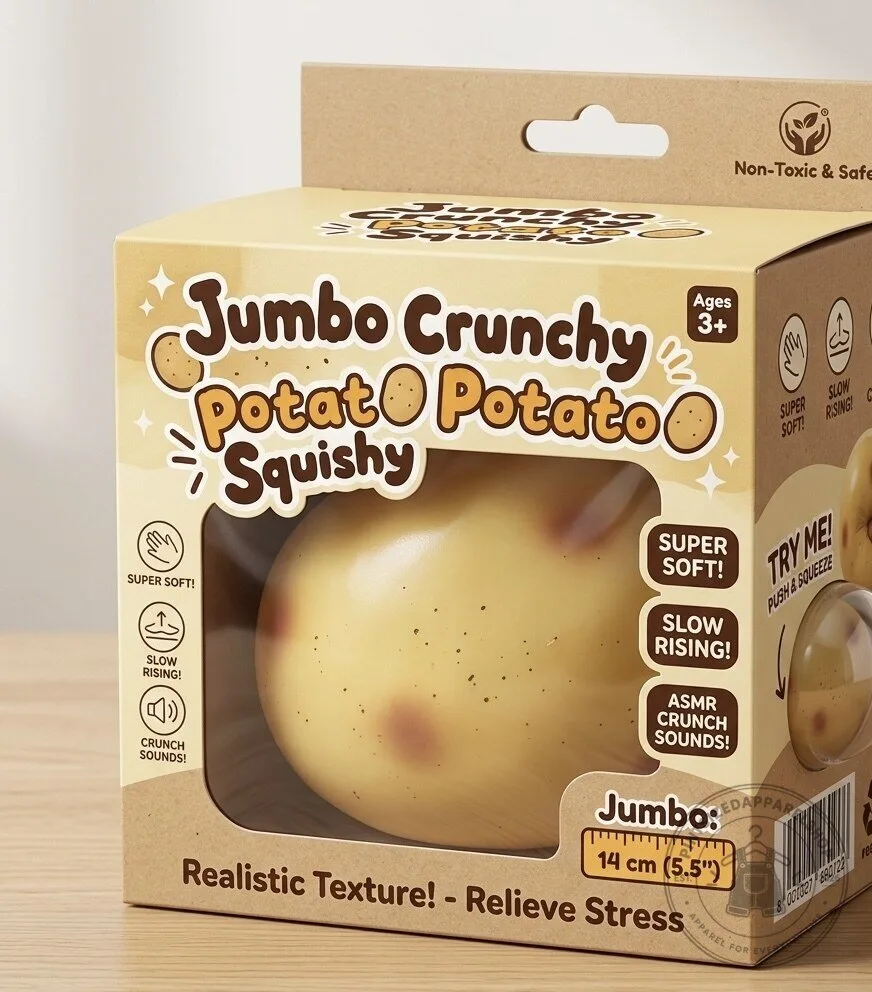 Jumbo Crunchy Potato Squishy Limited Edition 2026 9 Jumbo Crunchy Potato Squishy Limited Edition 2026