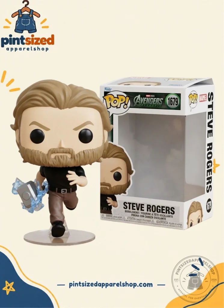 "Discover Funko Pop! Steve Rogers Avengers Doomsday #1679 - 2026 Release" 11 Funko Pop! Steve Rogers Avengers Doomsday #1679 New Release 2026