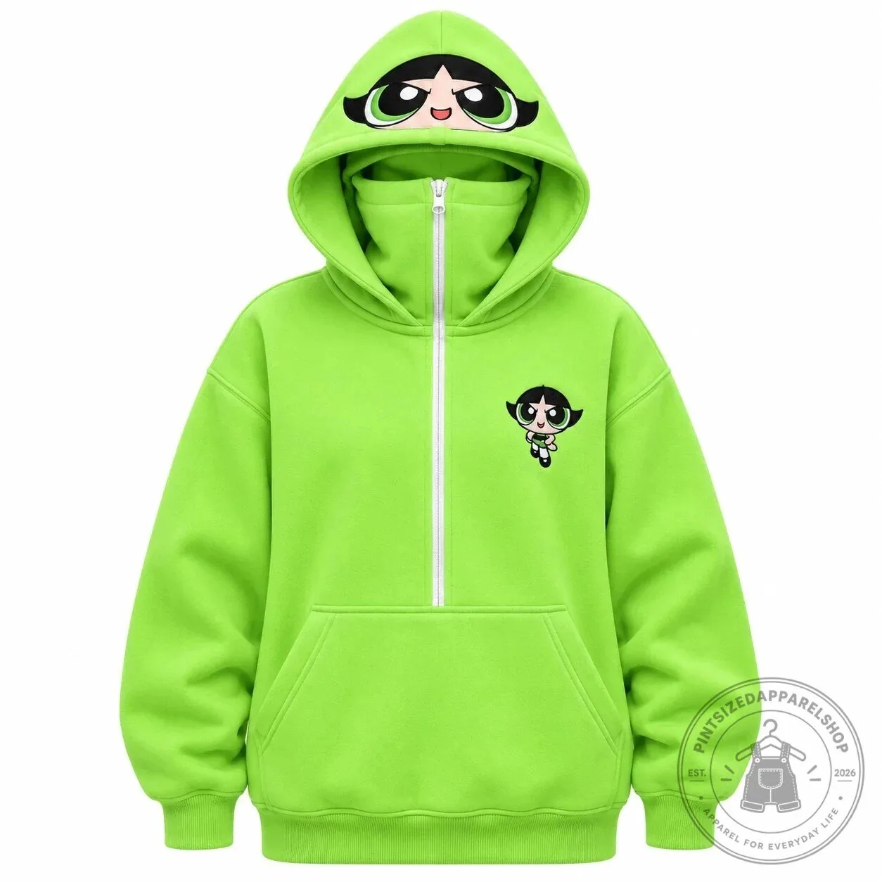 Power Hoodie Powerpuff Girls – Cute Mask Zip-Up Hoodie 14 Power Hoodie Powerpuff Girls – Cute Mask Zip-Up Hoodie