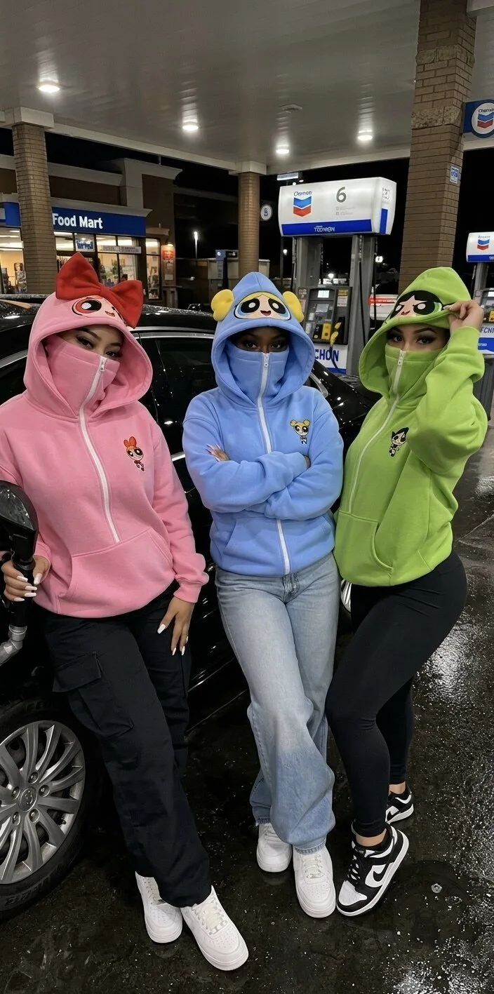 Power Hoodie Powerpuff Girls – Cute Mask Zip-Up Hoodie 17 Power Hoodie Powerpuff Girls – Cute Mask Zip-Up Hoodie