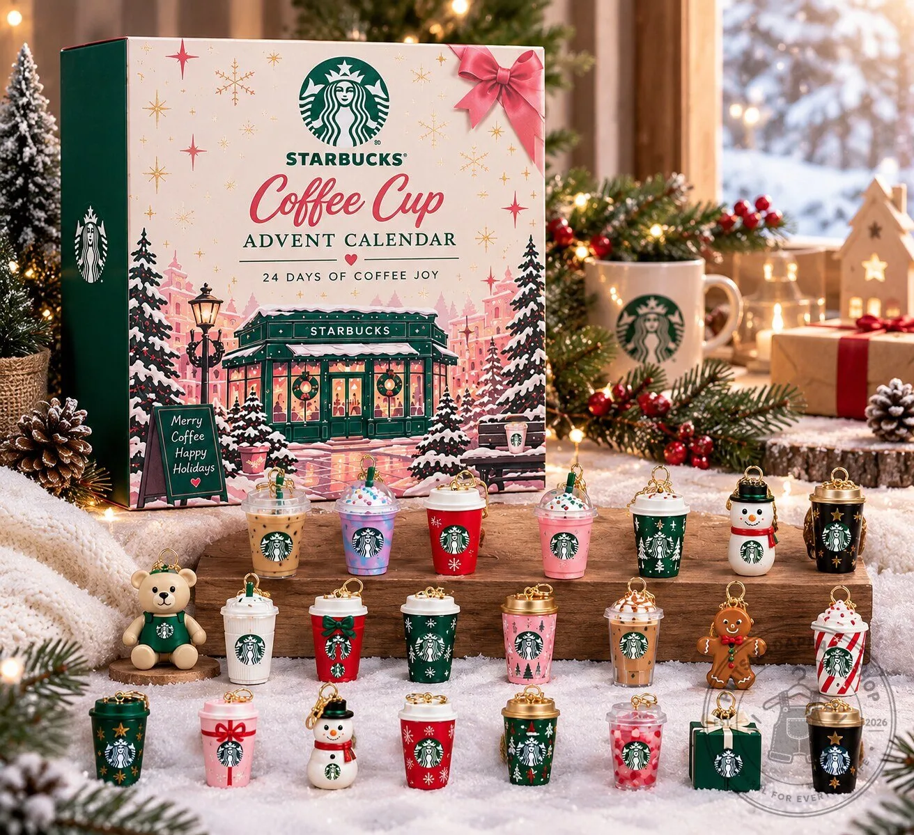 Starbuck Coffee Cup Advent Calendar 2026 9 Starbuck Coffee Cup Advent Calendar 2026