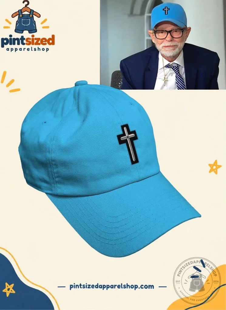 "Buy Jim Bakker Cross Embroidery Baseball Cap for Faithful Style" 3 Jim Bakker Televangelist Soft Champlain Cross Embroidery Baseball Cap
