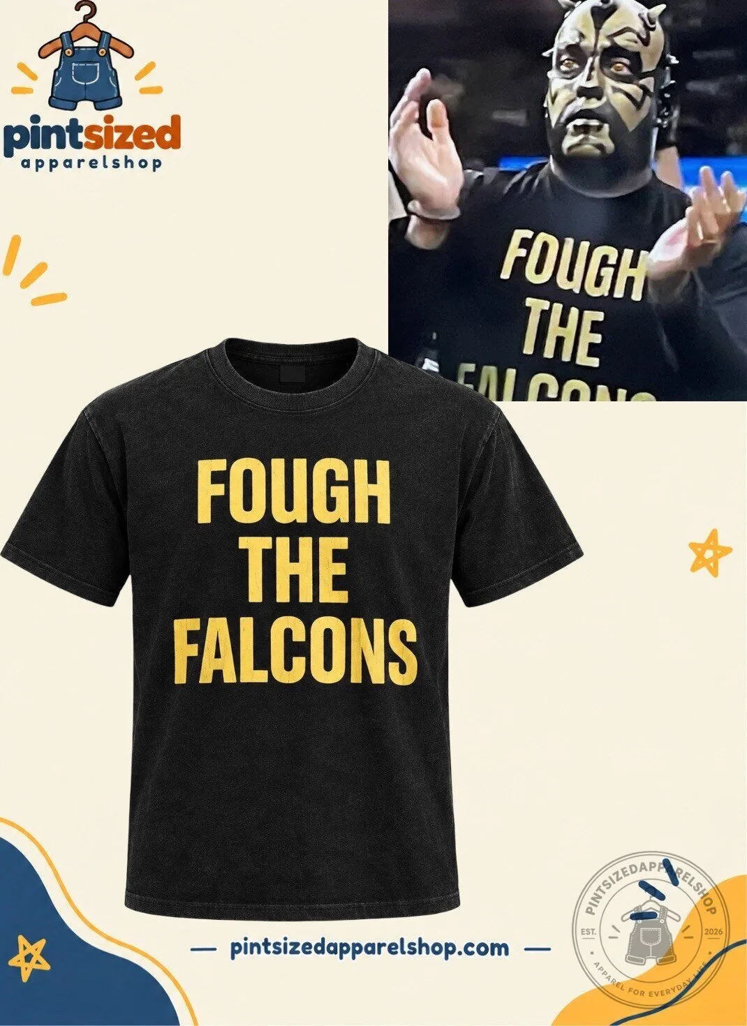 Darth Saint Fough The Falcons Shirt 2026 Limited Edition