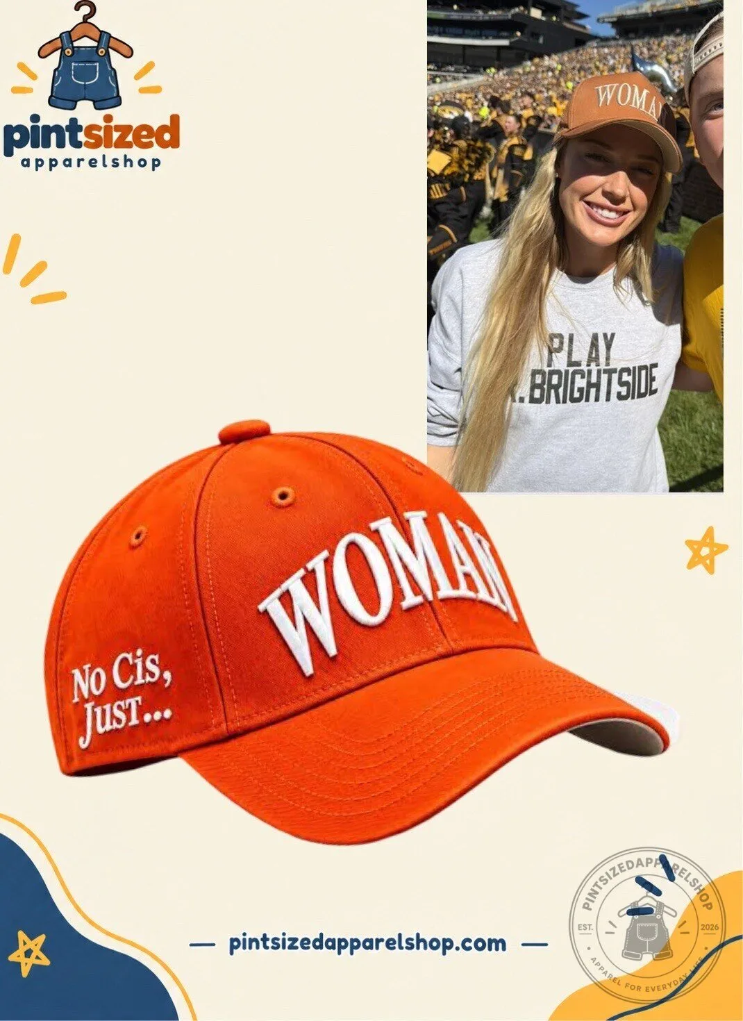 Sophia Cunningham Hat Woman No Cis Just Hat - Statement Missouri Football Game