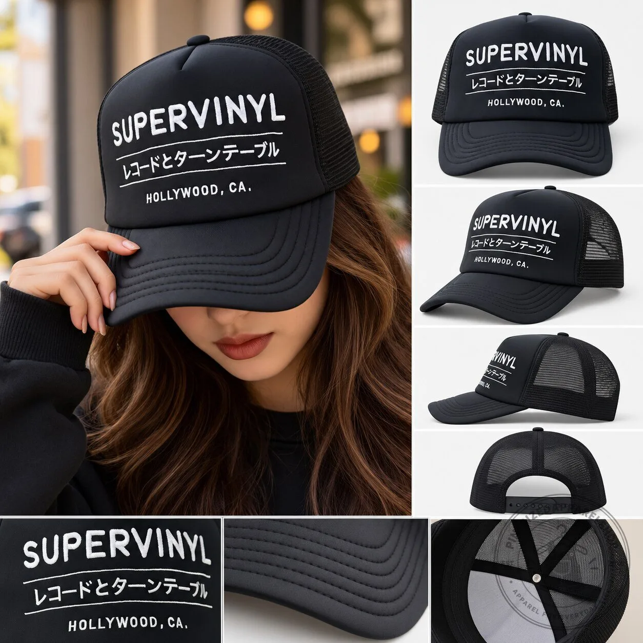 Olivia “Supervinyl” Janpanese Embroidered Trucker Hat 2026 New York City recently 9 Olivia “Supervinyl” Janpanese Embroidered Trucker Hat 2026 New York City recently