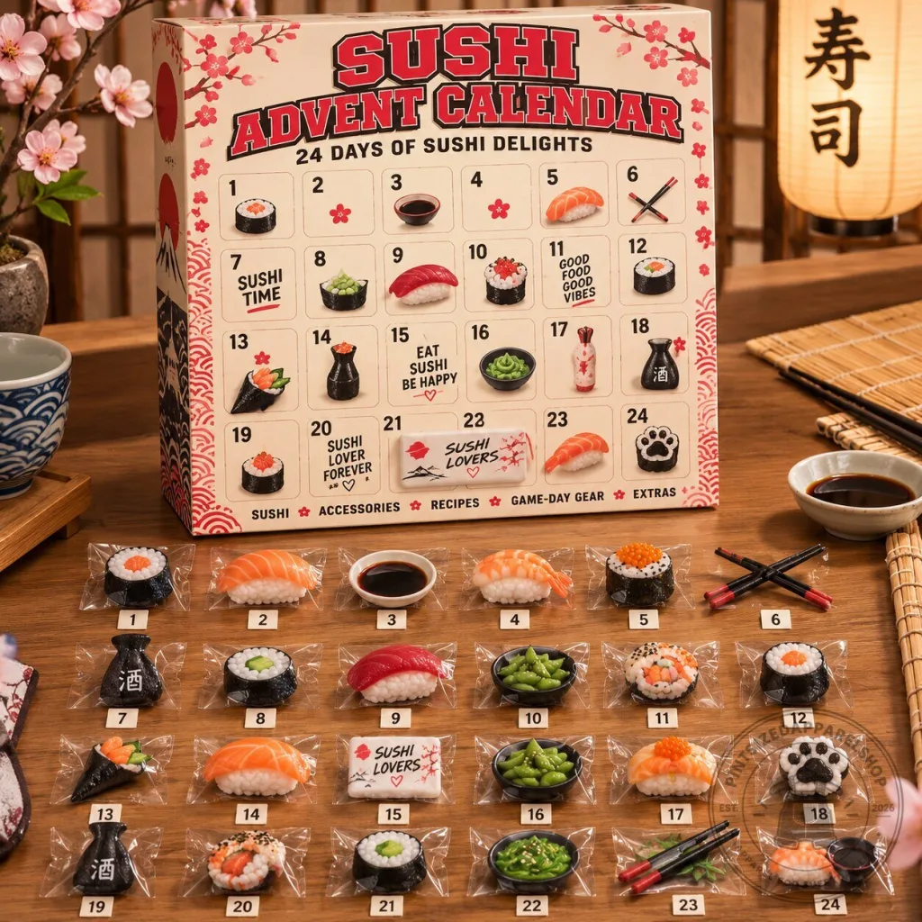 Sushi Advent Calendar 2026 - 24 Days Of Sushi Delighted Sushi Advent Calendar 2026 - 24 Days Of Sushi Delighted