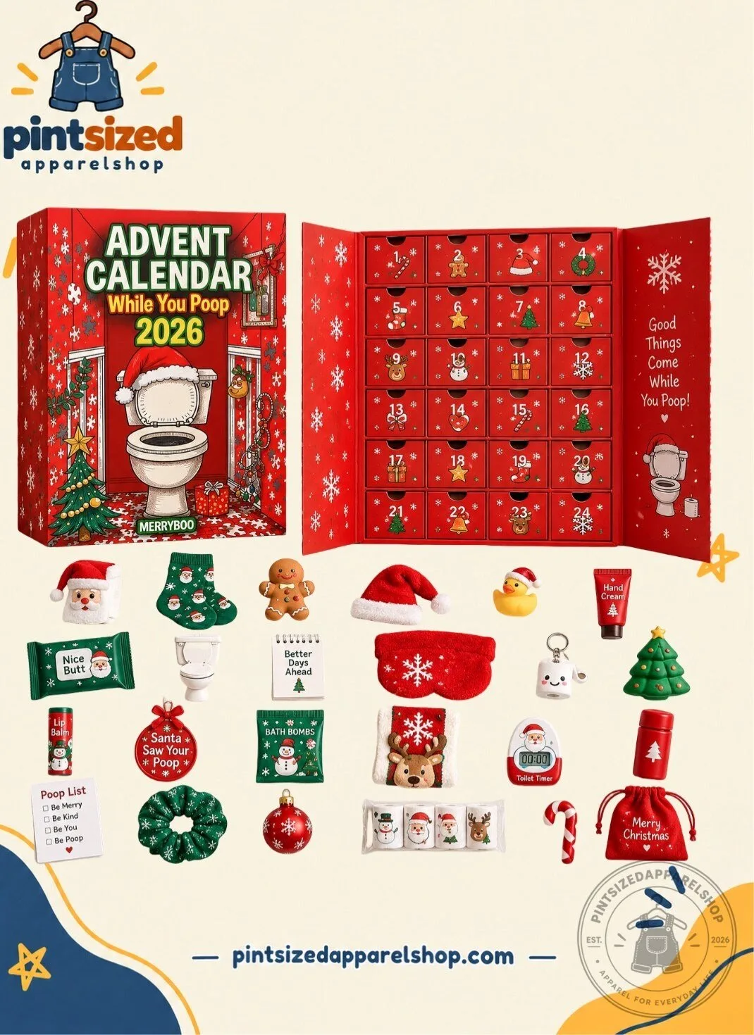 While You Poop Advent Calendar 2026