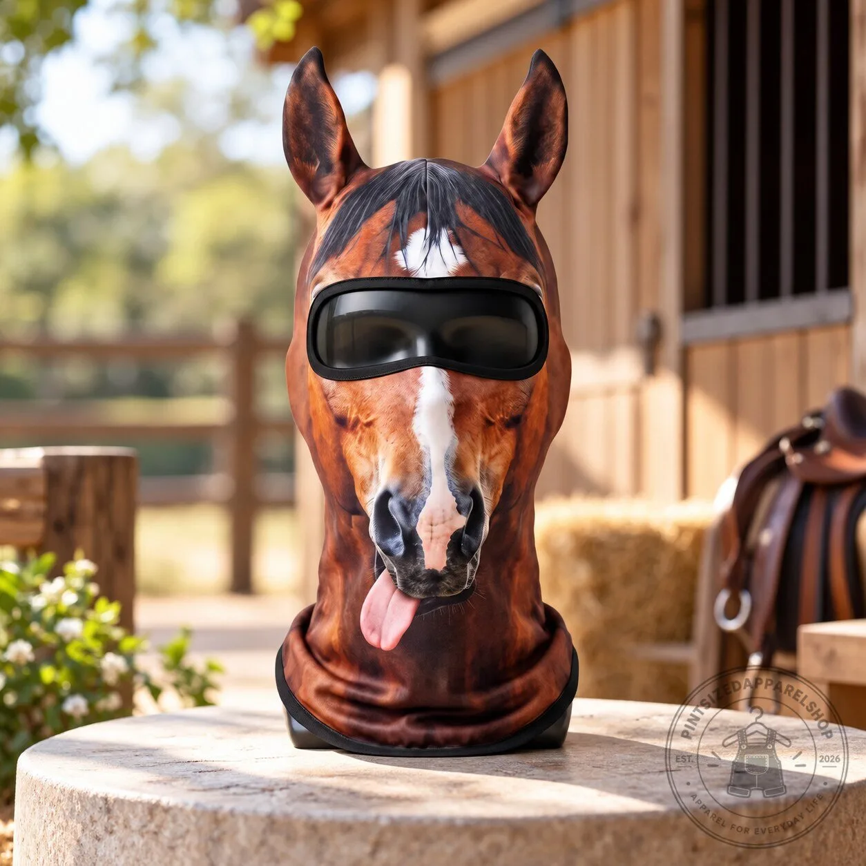 Funny Horse Balaclava 3D with Ears Face Mask 2026 Limited Edition
