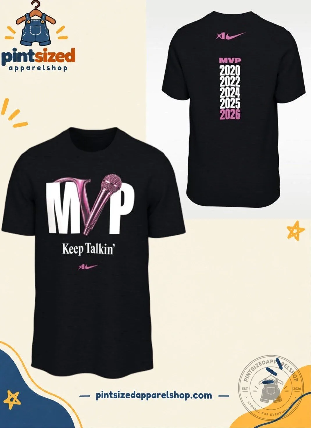A’ja Wilson Nike MVP Keep Talkin’ Tee 2026 New Release