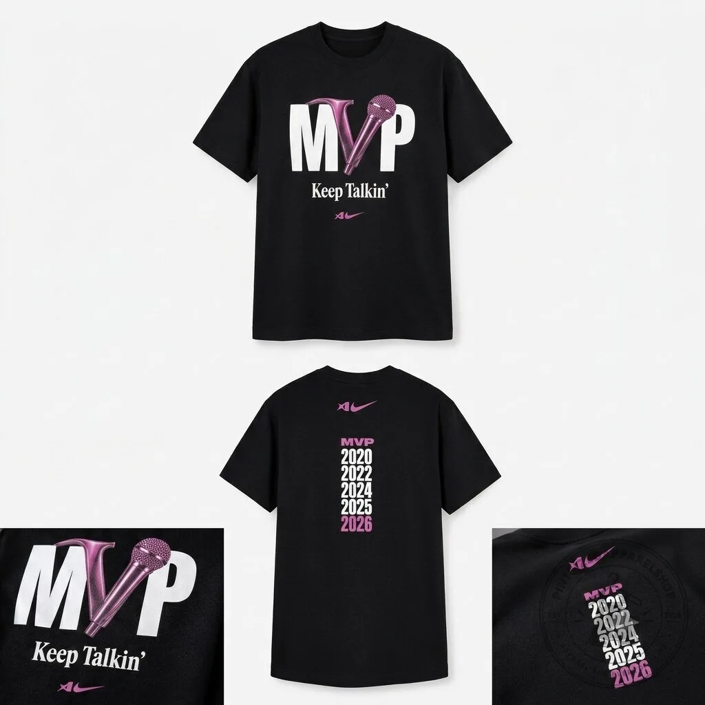A’ja Wilson Nike MVP Keep Talkin’ Tee 2026 New Release 10 A’ja Wilson Nike MVP Keep Talkin’ Tee 2026 New Release