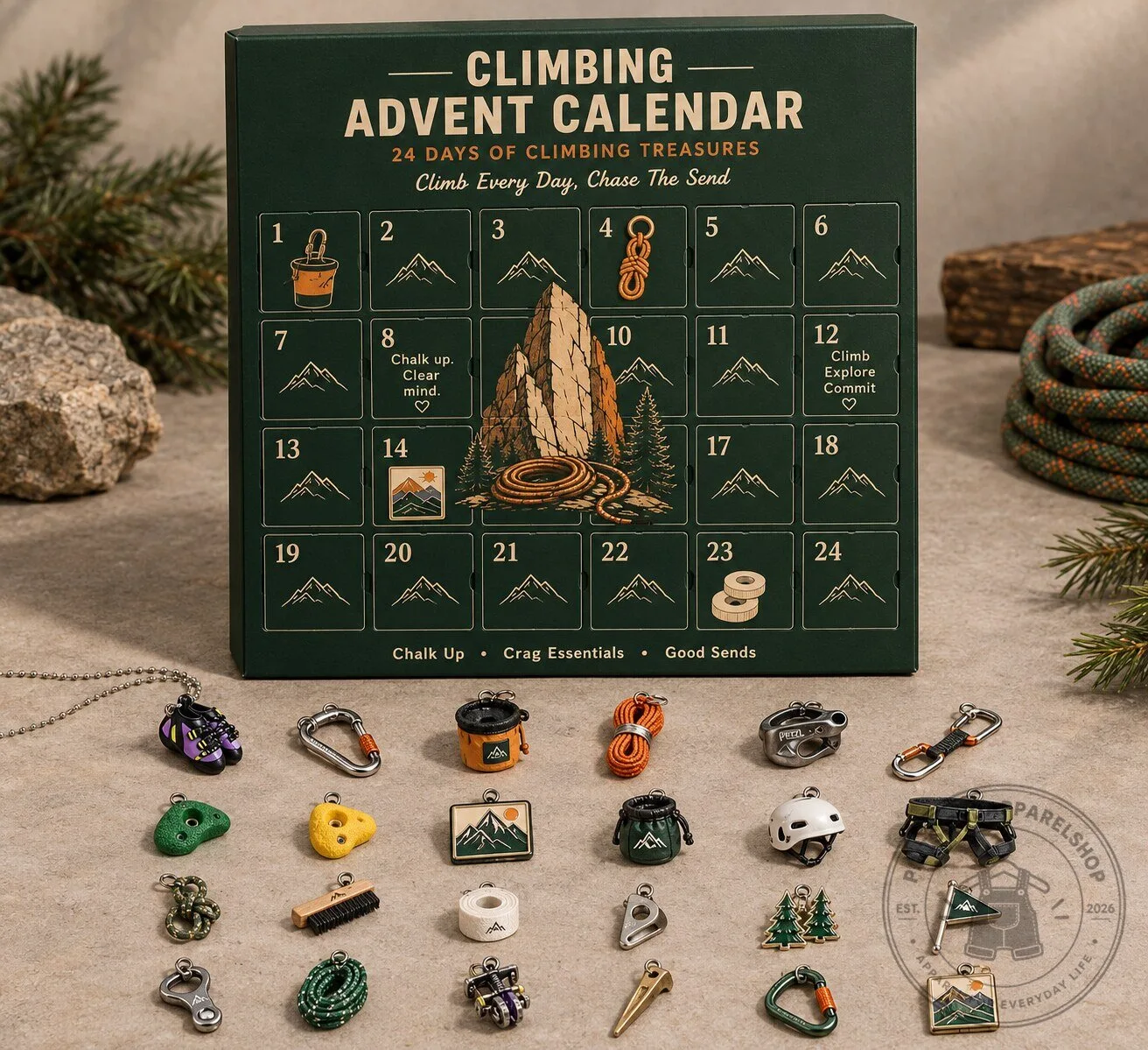 Climbing Advent Calendar 2026 - 24 Days of Climbing Treasures