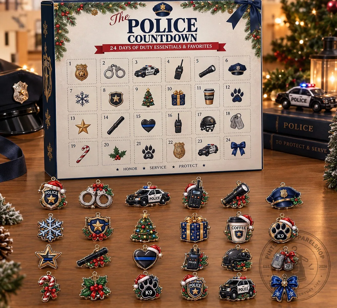 Police Countdown Advent Calendar 2026
