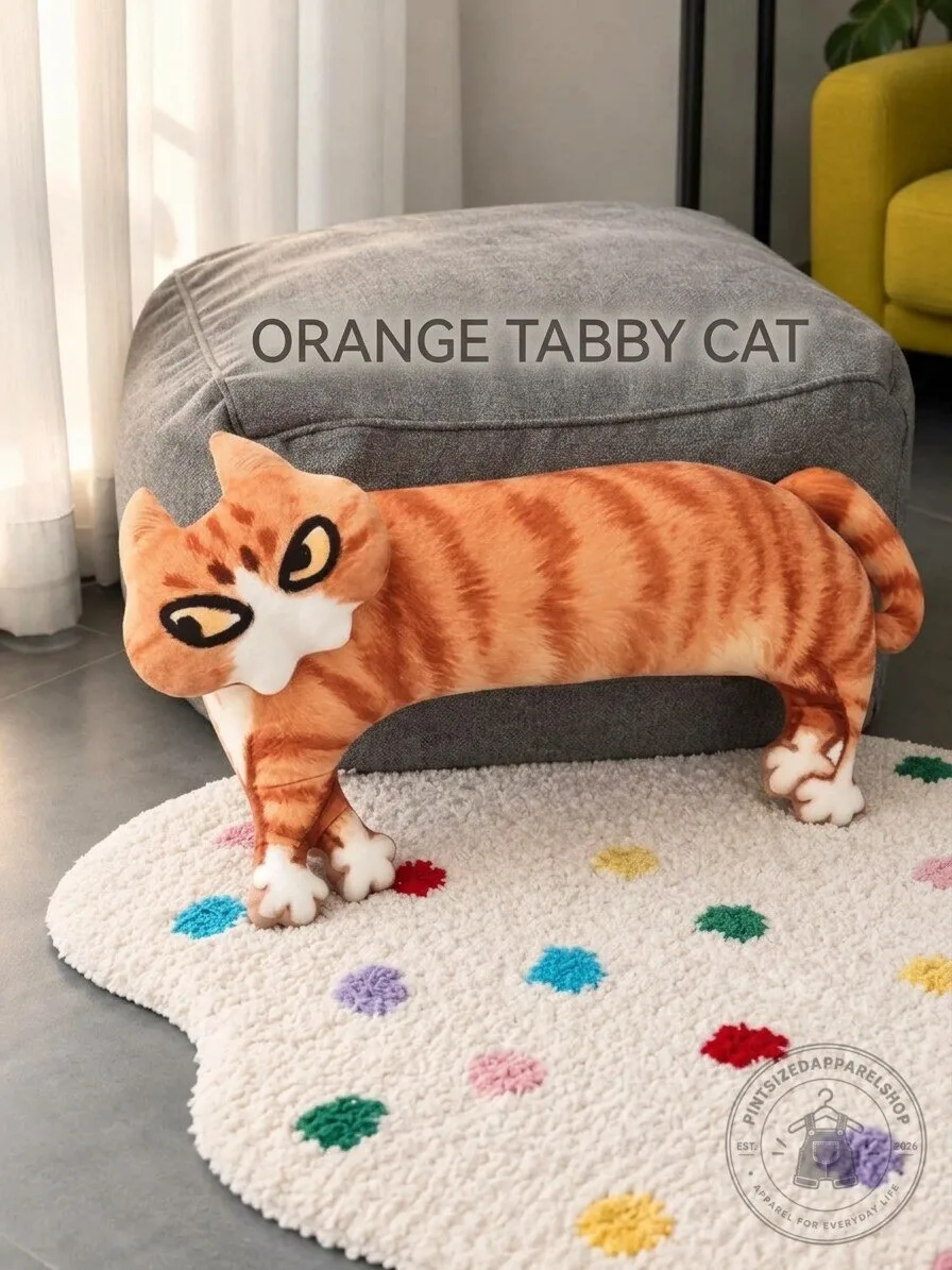 Notemanshop Funny Cat Plush Body Pillow 12 Notemanshop Funny Cat Plush Body Pillow