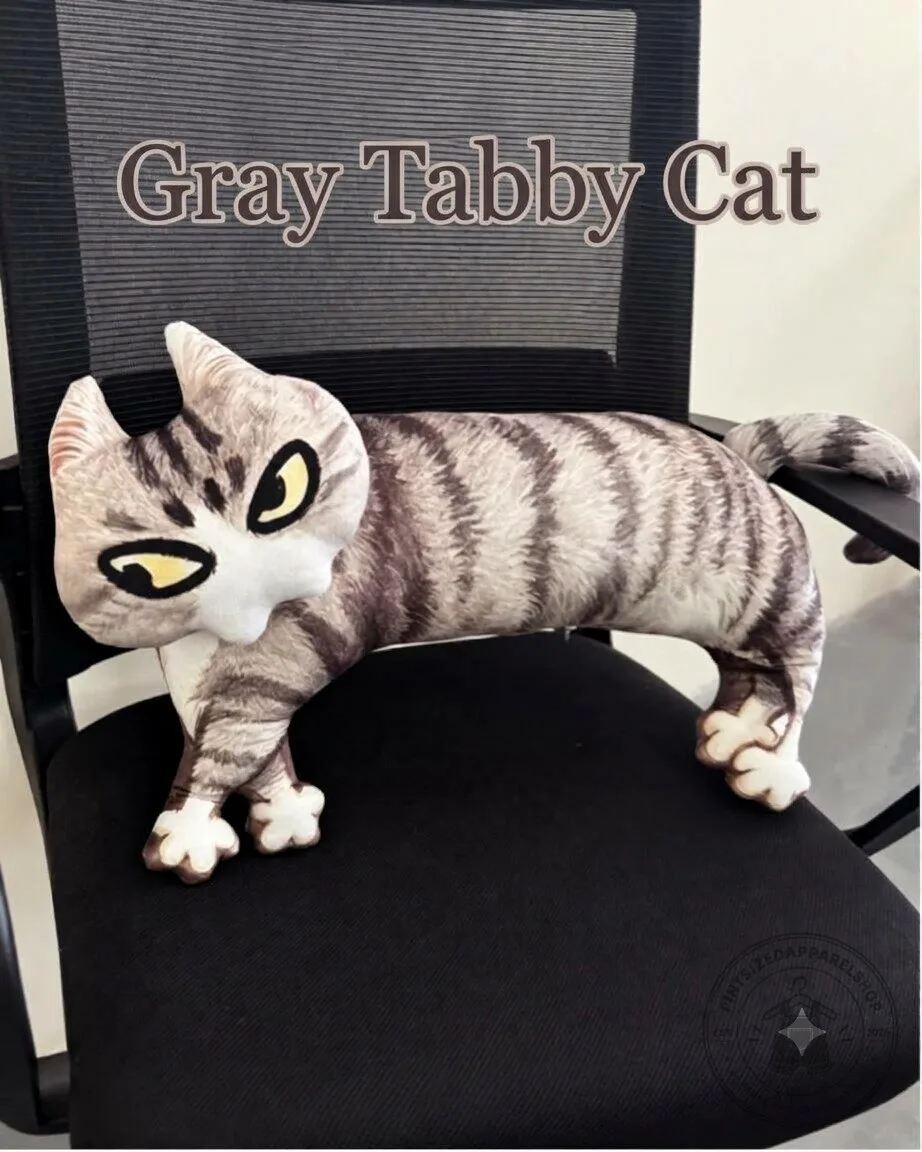 Notemanshop Funny Cat Plush Body Pillow 16 Notemanshop Funny Cat Plush Body Pillow