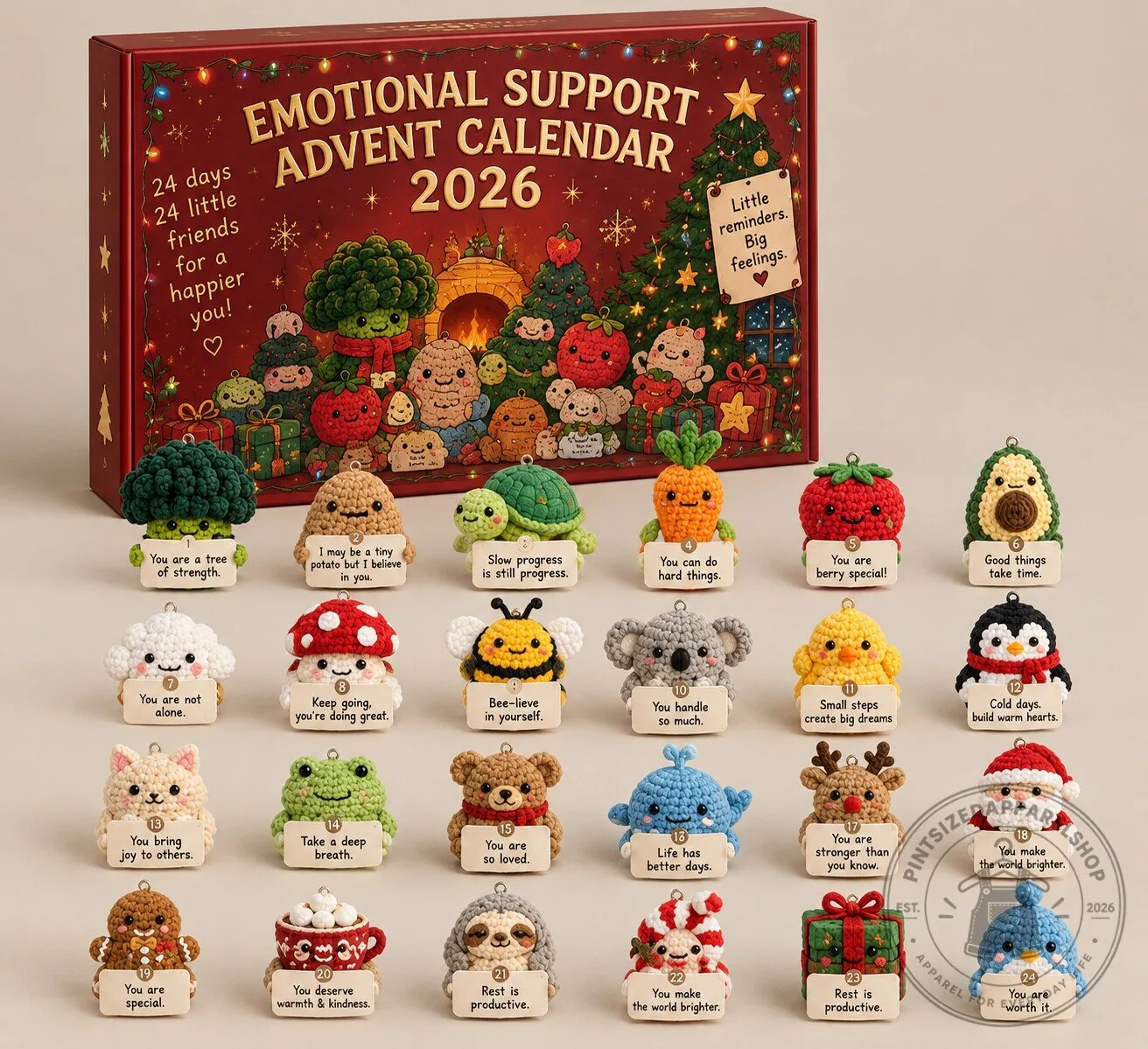 Emotional Support Advent Calendar 2026 Limited Edition
