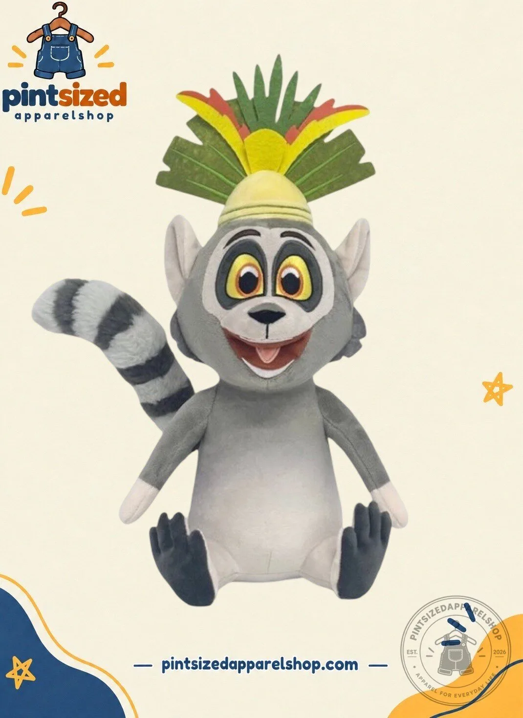 King Julian Madagascar x Youtooz Plush Toy 2026 New Collection