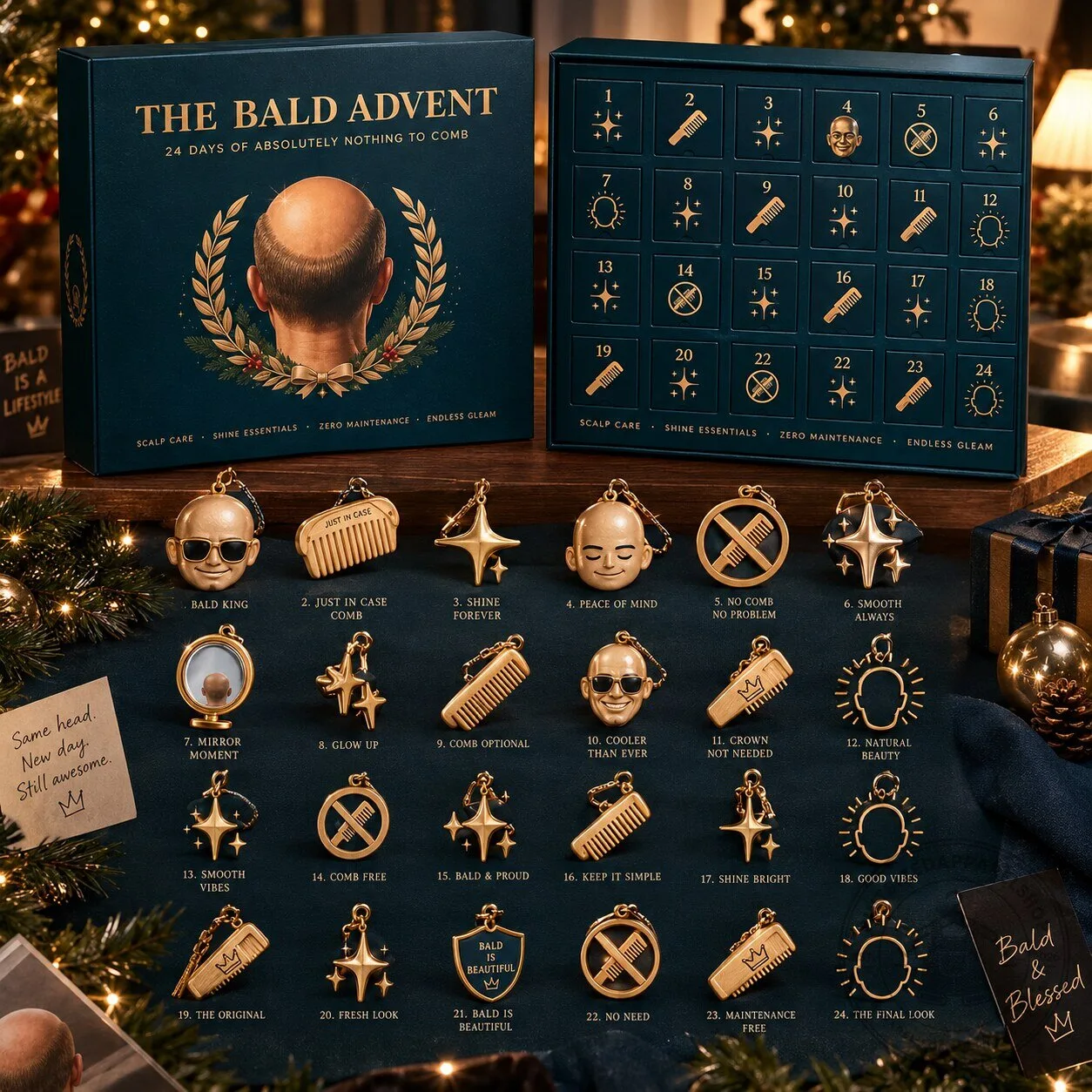 The Bald Advent Calendar 2026 - 24 Days of Absolutely Nothing to Comb 7 The Bald Advent Calendar 2026 - 24 Days of Absolutely Nothing to Comb