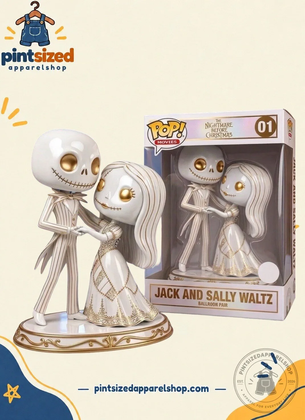 Funko Pop! Jack and Sally Waltz Ballroon Pair x The Nightmare Before Christmas Limited Edition 2026