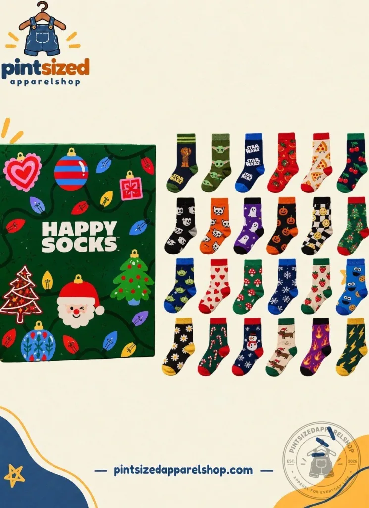 Happy Socks Advent Calendar 2026 | 24-Pack Advenskalendar