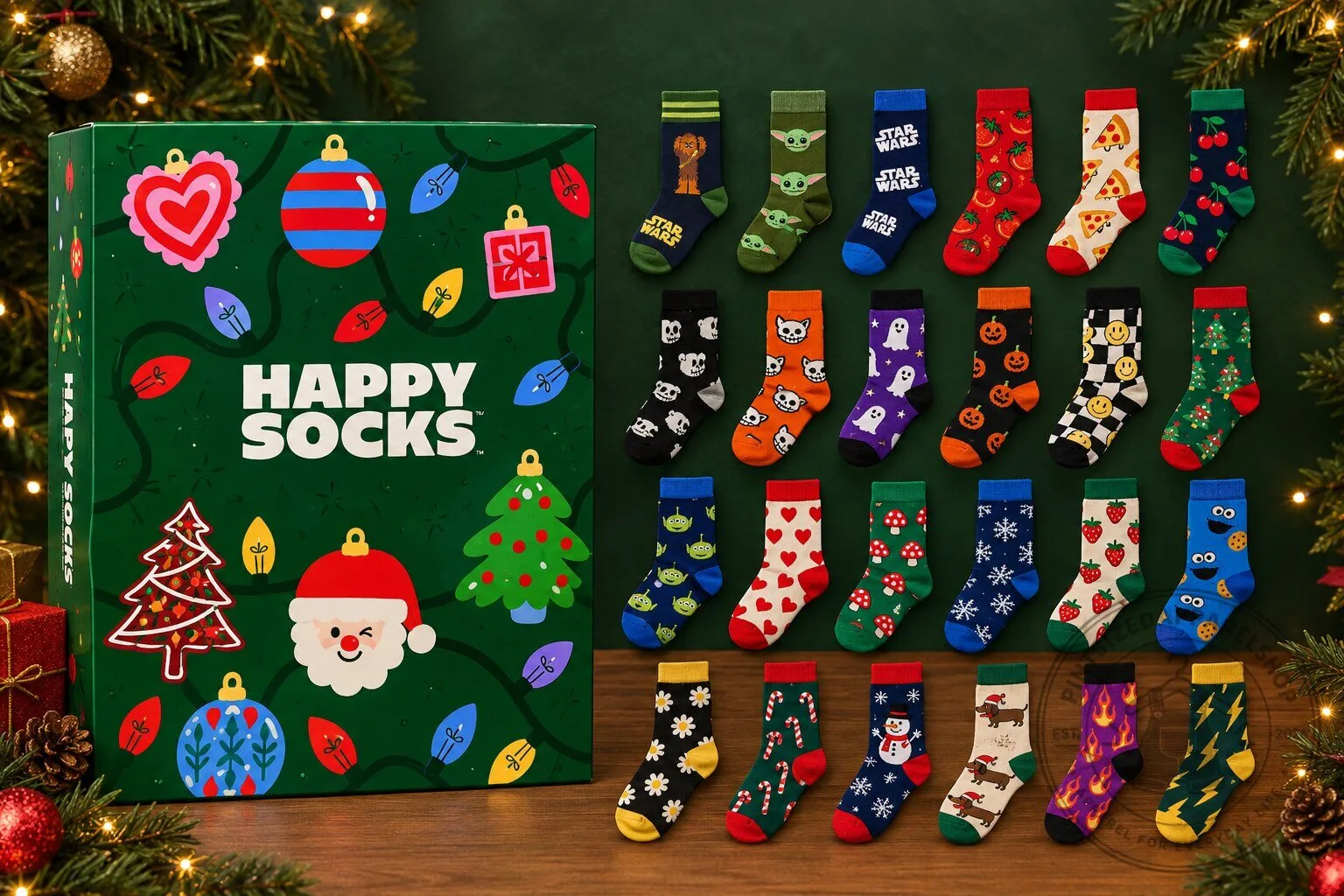 Happy Socks Advent Calendar 2026 | 24-Pack Advenskalendar 8 Happy Socks Advent Calendar 2026 | 24-Pack Advenskalendar
