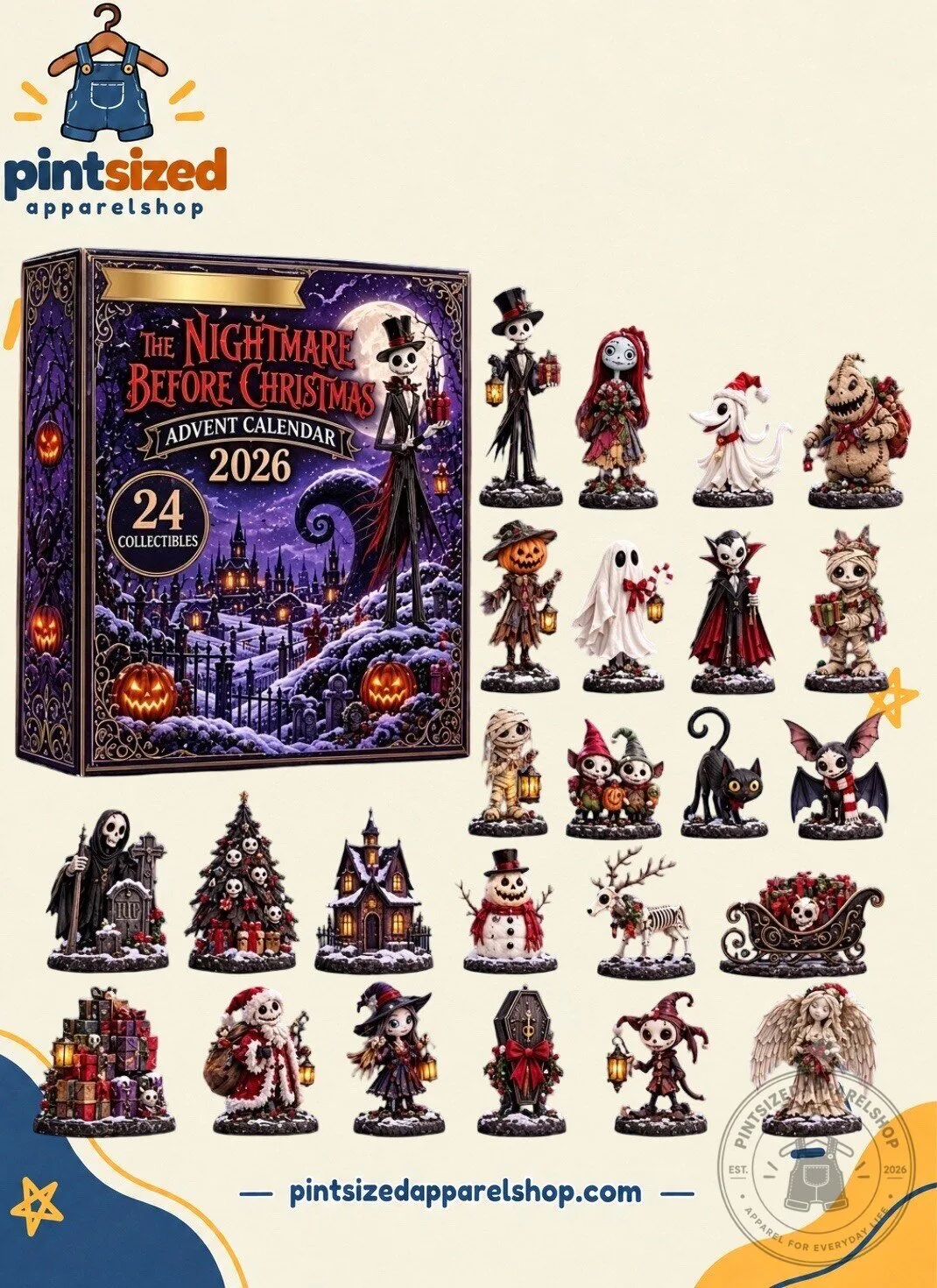 The Nightmare Before Christmas Advent Calendar 2026 | 24 Collectibles