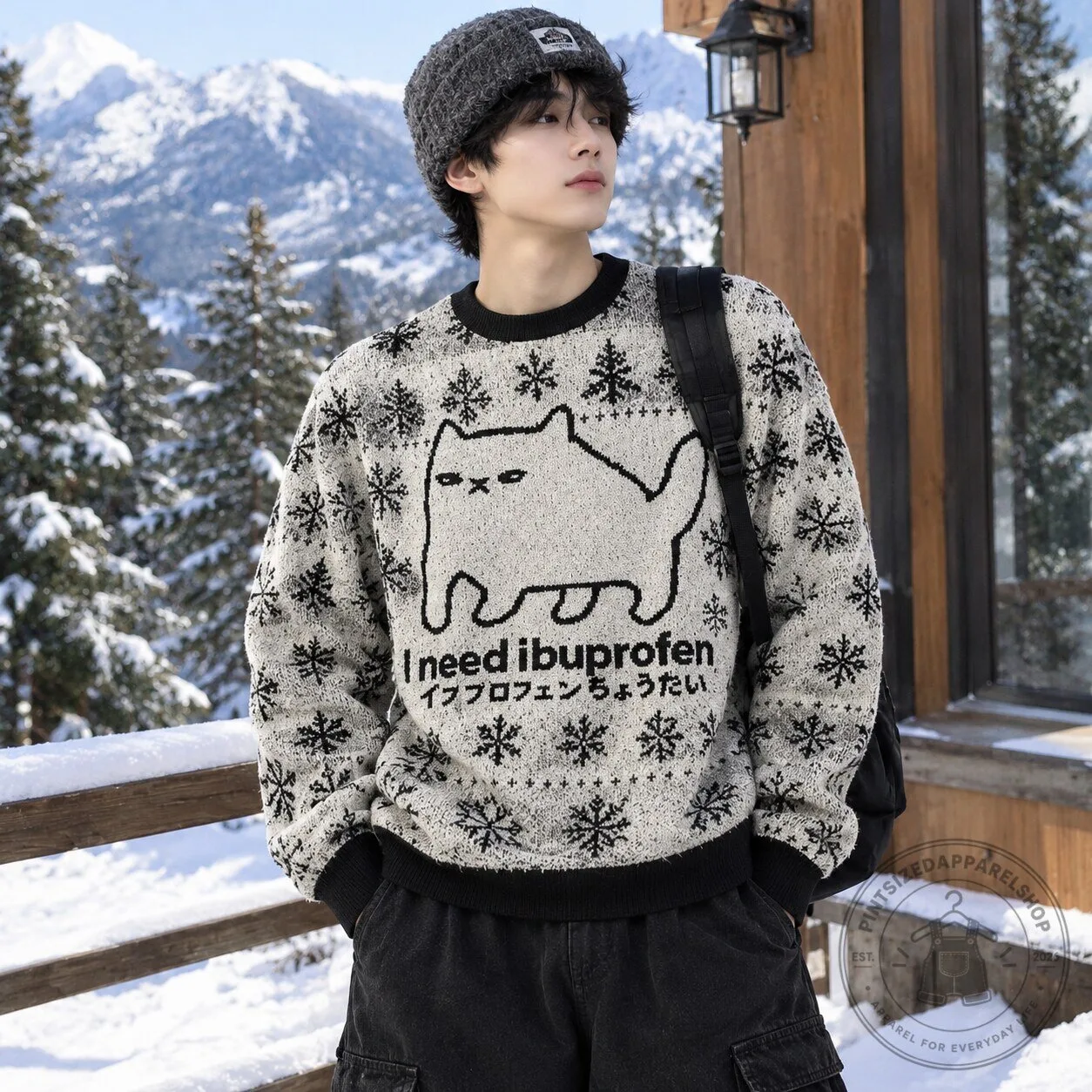 I Need Ibuprofen Cat Ugly Christmas Sweater 2026 9 I Need Ibuprofen Cat Ugly Christmas Sweater 2026