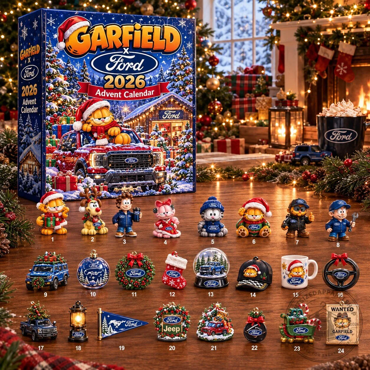 Garfield x Ford Advent Calendar 2026 Limited Edition 8 Garfield x Ford Advent Calendar 2026 Limited Edition