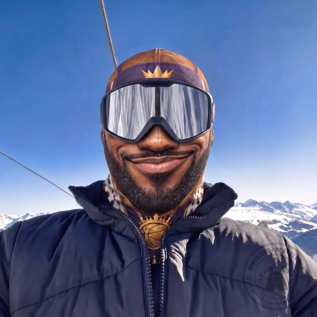Funny NBA LeBron James King Basketball Balaclava Ski Mask 11 Funny NBA LeBron James King Basketball Balaclava Ski Mask