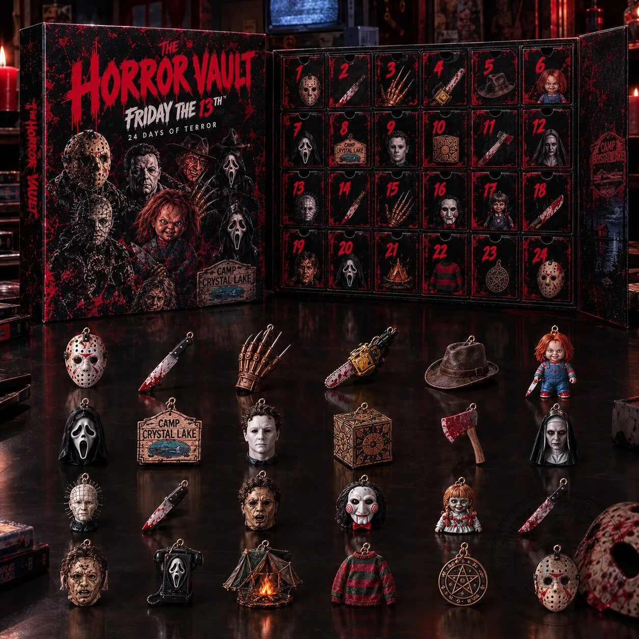 Friday the 13th x The Horror Vault Advent Calendar 2026 – 24 Days of Terror
