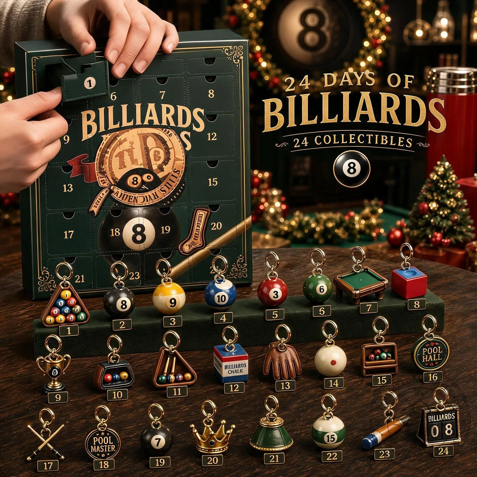 Billiards Advent Calendar 2026 - 24 Festival Surprises for Pool Lovers 13 Billiards Advent Calendar 2026 - 24 Festival Surprises for Pool Lovers