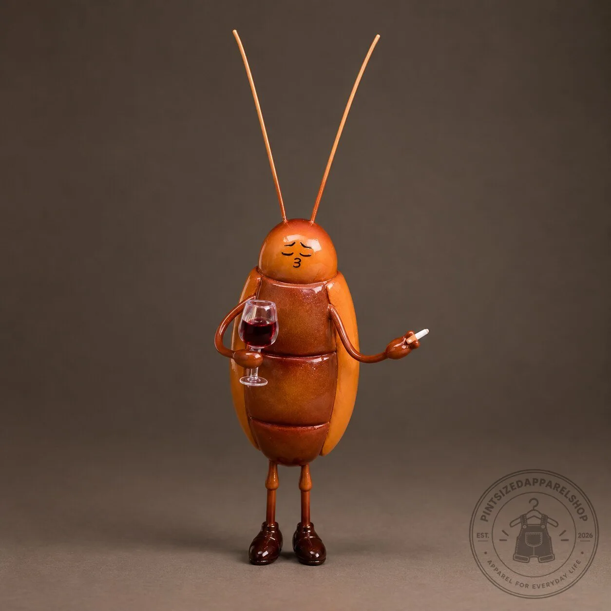 Fancy Rich Cockroach Sculpture – Cute Sophisticated Epoxy Clay Figurine Limited Edition 8 Fancy Rich Cockroach Sculpture – Cute Sophisticated Epoxy Clay Figurine