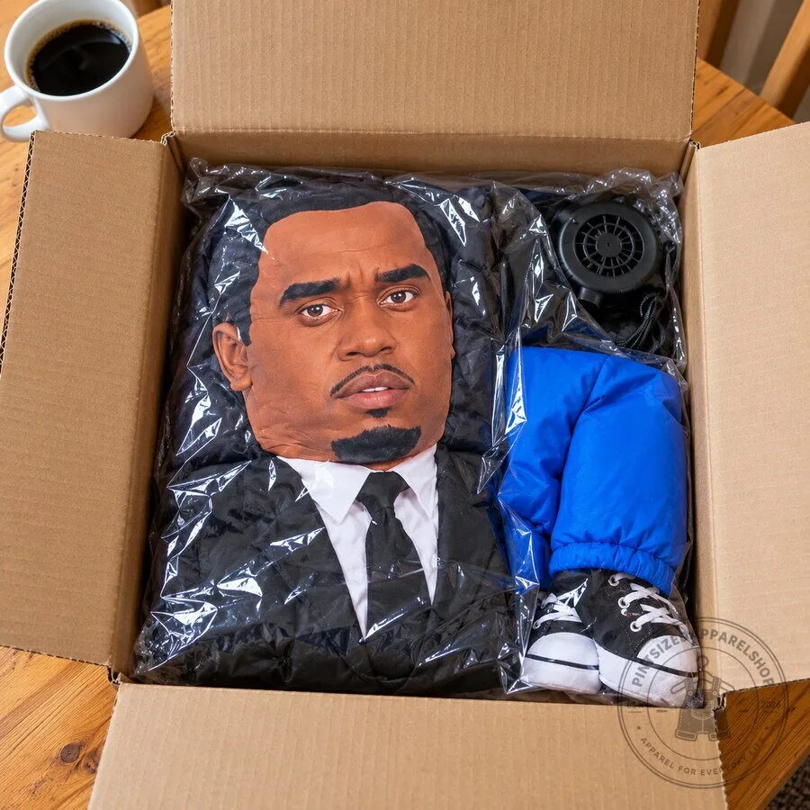 Diddy Grab Inflatable Costume | Funny Carry Halloween 7 Diddy Grab Inflatable Costume | Funny Carry Halloween