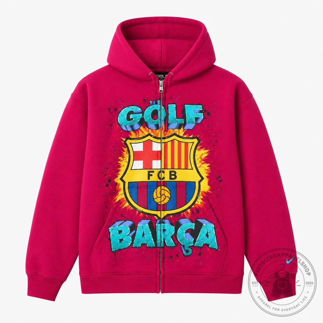 FC Barcelona x Spotify x Golf Wang BARÇA Nike Zip-Up Hoodie Limited Edition 2026 10 FC Barcelona x Spotify x Golf Wang BARÇA Nike Zip-Up Hoodie Limited Edition 2026