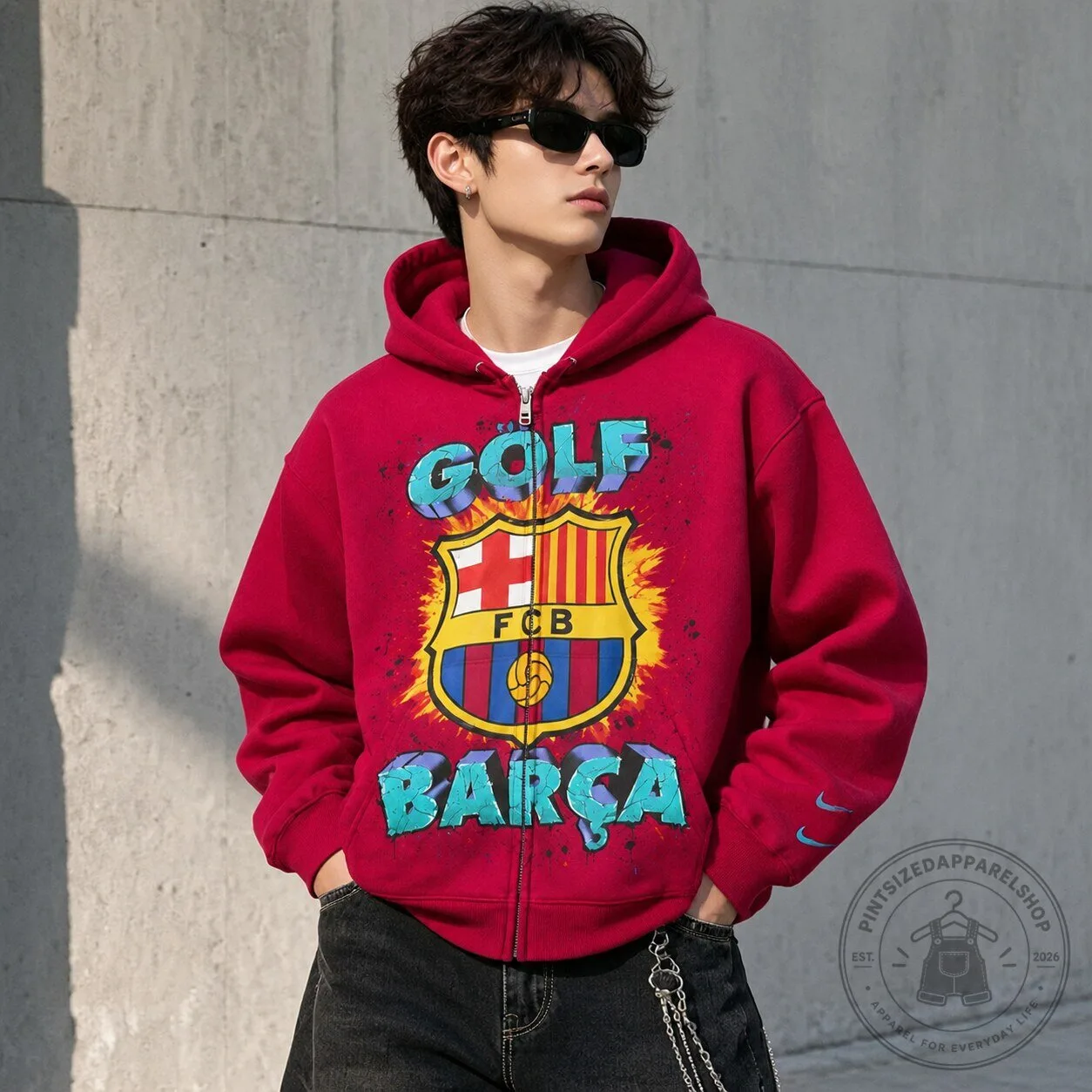 FC Barcelona x Spotify x Golf Wang BARÇA Nike Zip-Up Hoodie Limited Edition 2026 11 FC Barcelona x Spotify x Golf Wang BARÇA Nike Zip-Up Hoodie Limited Edition 2026